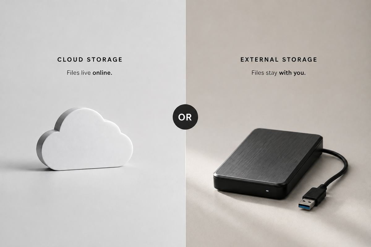 Cloud Storage or External Storage? You Probably Don't Have to Choose