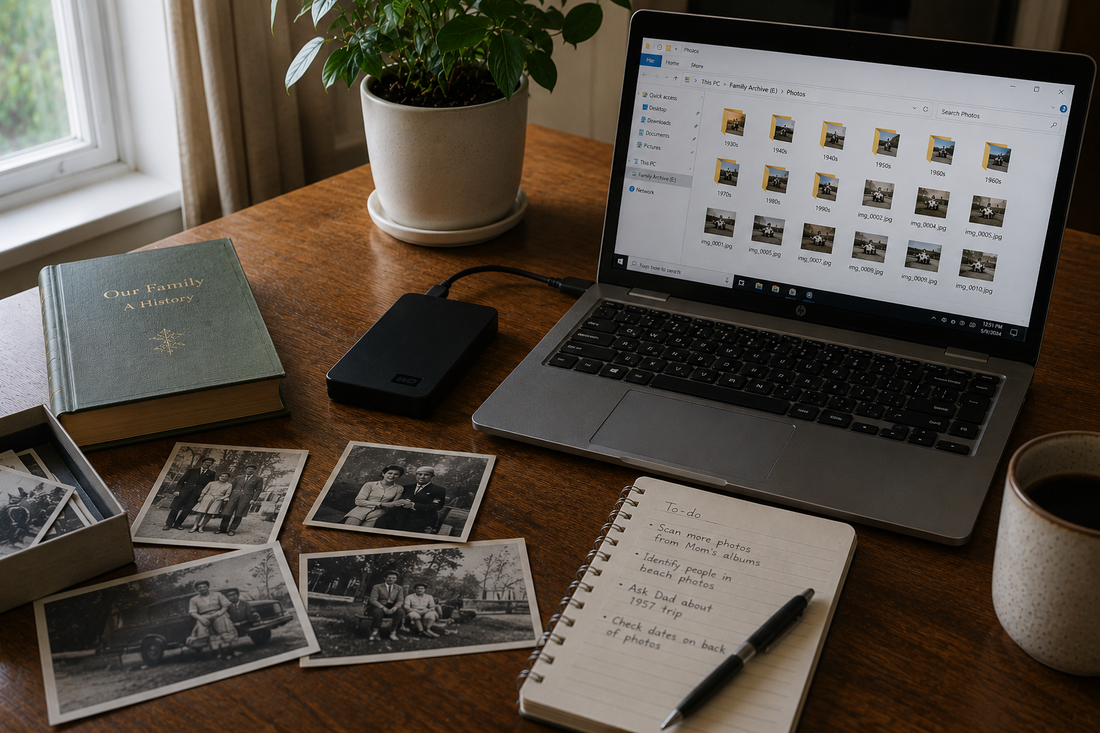 How to Build a Digital Family Archive on an External Drive